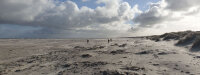 Het amelander strand heeft er wel eens beter bij gelegen...